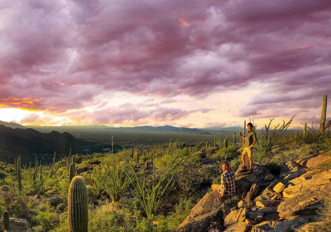 Sitting in hanging chair by the beach